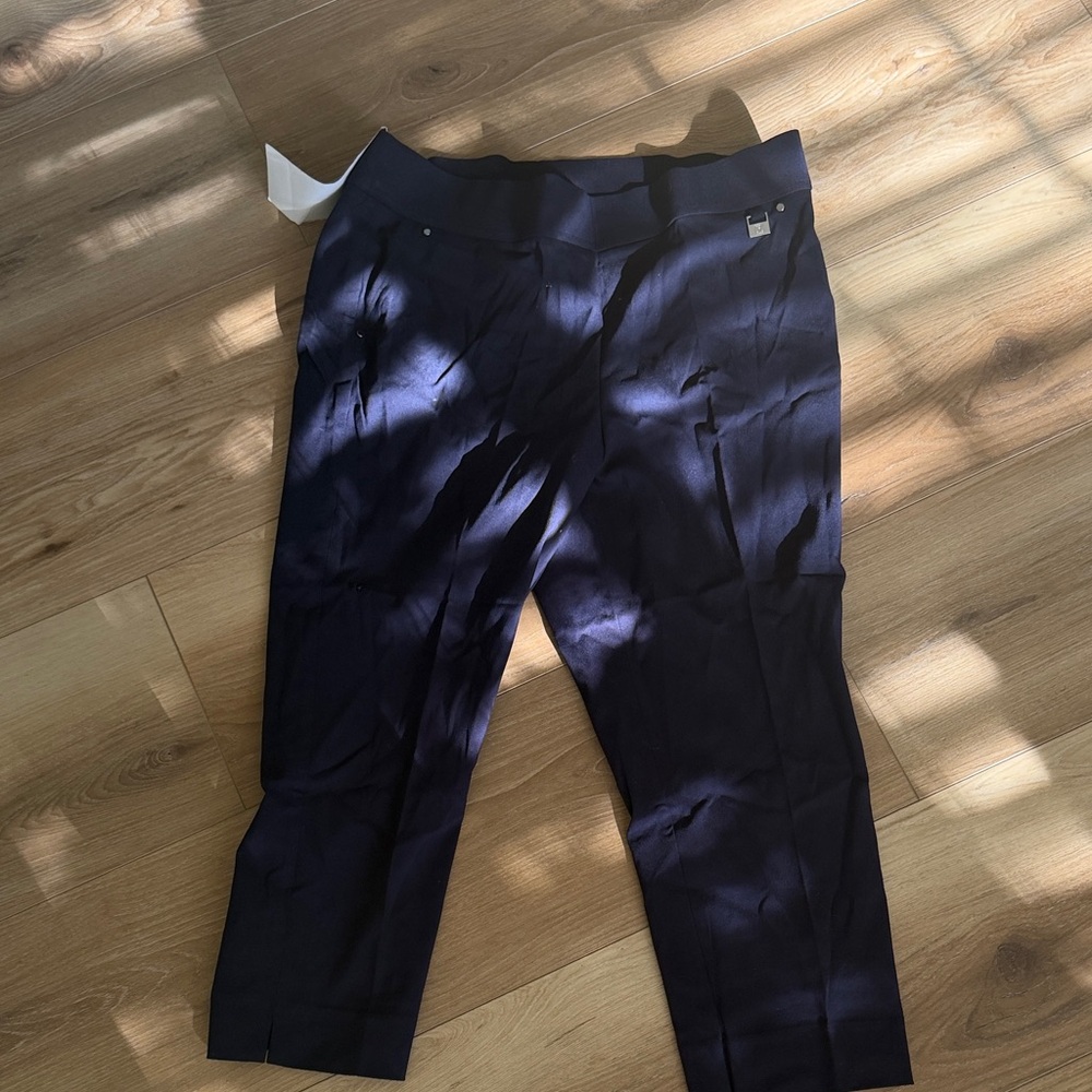 Rafaella Men's Dark Blue Dress Pants